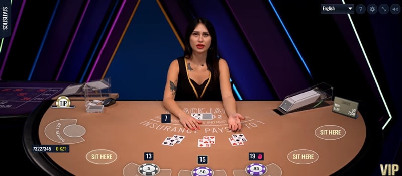 mesa de blackjack 16
