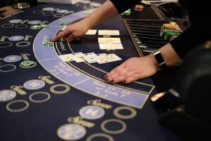 mesa de blackjack en vivo