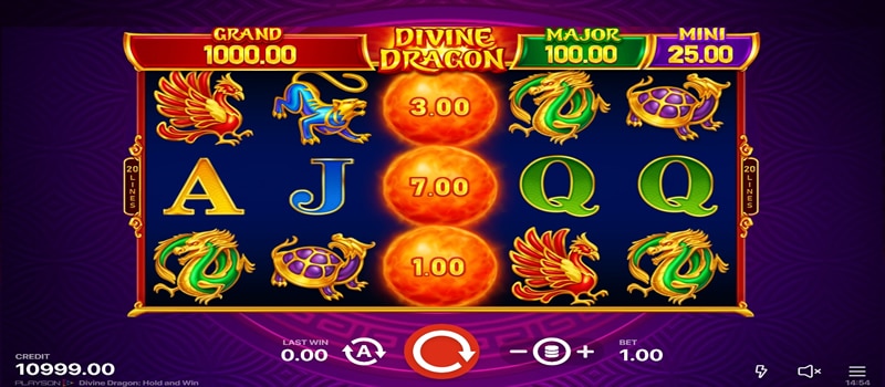 jackpot del dragón divino