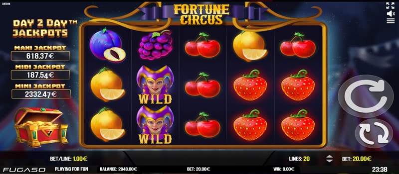 circo jackpot fortune