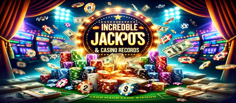 increíbles récords de jackpots de casino