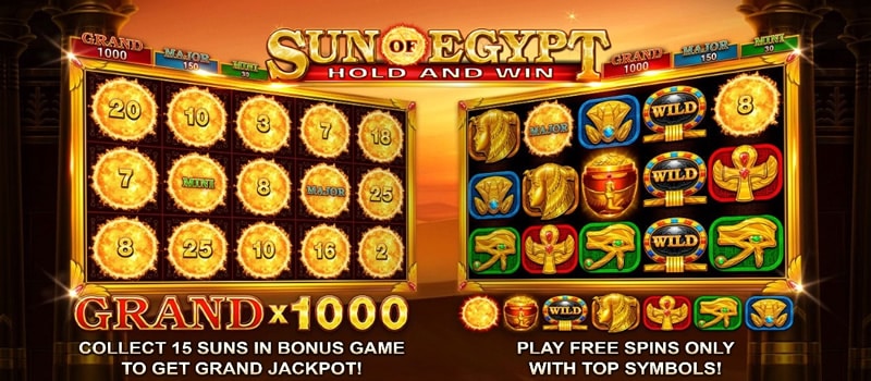 sol de egipto jackpot