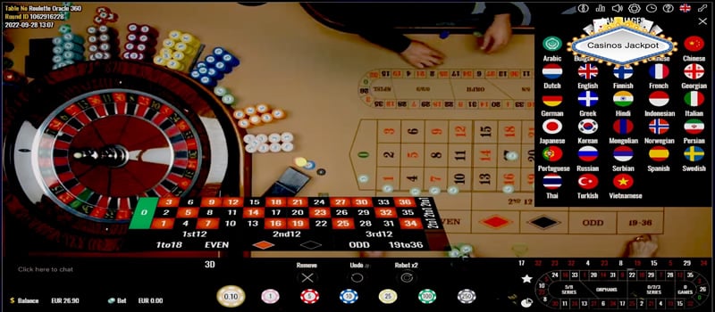 ruleta 360 casino oracle