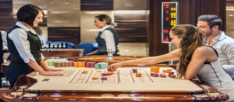 mesa de ruleta del casino oracle